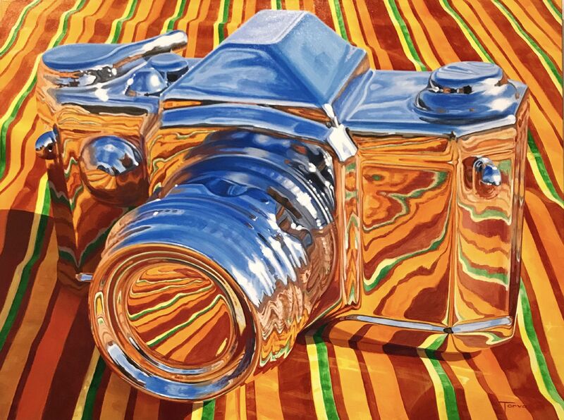 Lining Up Nicely - a Paintings by Lucretia Torva